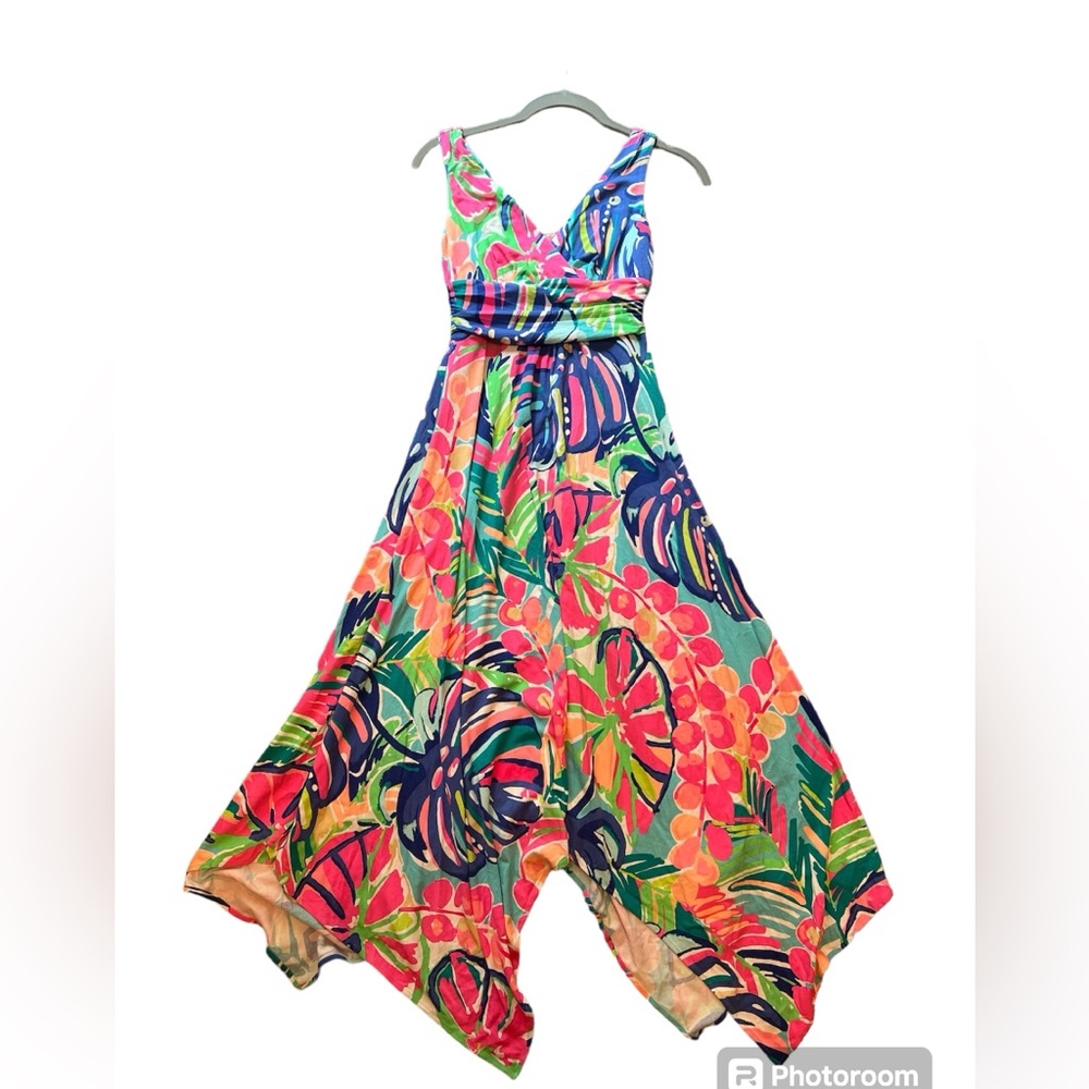 Lilly Pulitzer Sloane Midi Asymmetrical Dress‎ - Picture 2 of 9
